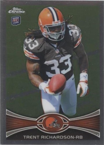 2012 Topps Chrome Trent Richardson #23