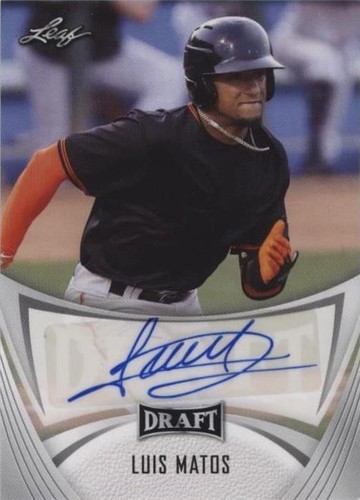 2021 Leaf Draft - Luis Matos #BA-LM2