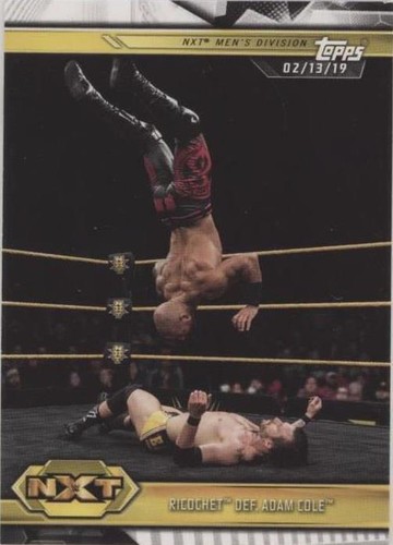 2019 Topps WWE NXT - Adam Cole Ricochet #77