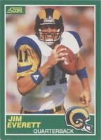 1989 Score Jim Everett #244