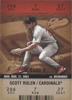 2003 Fleer Authentix - Scott Rolen #26