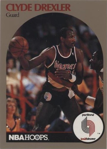 1990-91 NBA Hoops 100 Superstars - Clyde Drexler #80