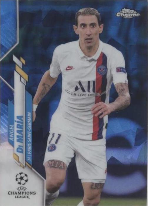2019-20 Topps Chrome UCL Sapphire Edition Angel Di Maria #3