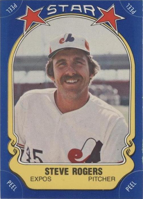 1981 Fleer звезда наклейки - Стив Роджерс #57