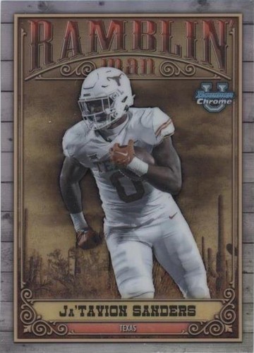 2023 Bowman University Chrome Ja'Tavion Sanders #RM-6