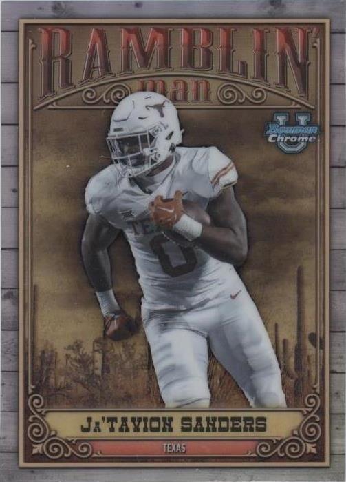 2023 Bowman University Chrome Ja'Tavion Sanders #RM-6