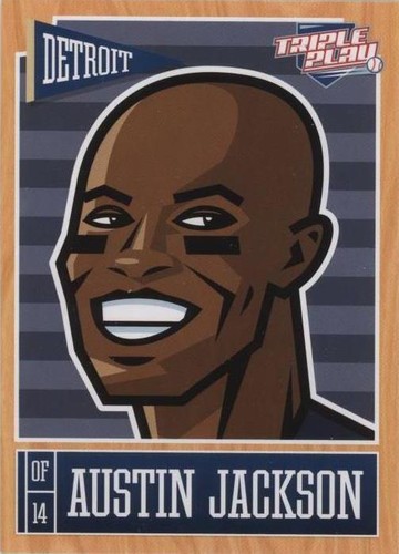 2013 Panini Triple Play - Austin Jackson #27