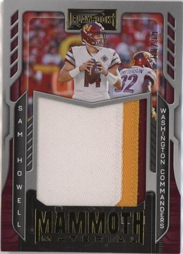 2022 Panini Playbook Sam Howell #MM-5