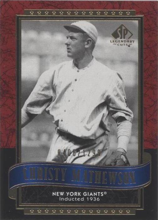 SP Legendary Cuts 2003 - Christy Mathewson #25