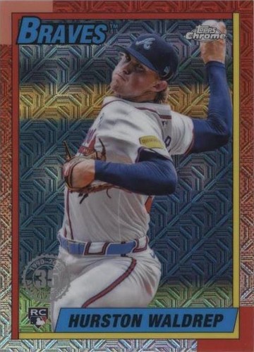 toops 2025 HURSTON WALDREP投手 オートグラフカード Hurston Waldrep 2025 Topps Series 2 Baseball Stars Rookie