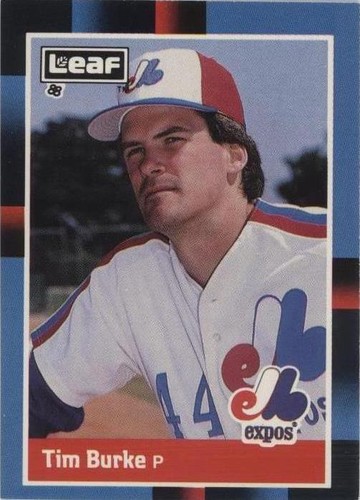 1988 Leaf Canadian - Tim Burke #84