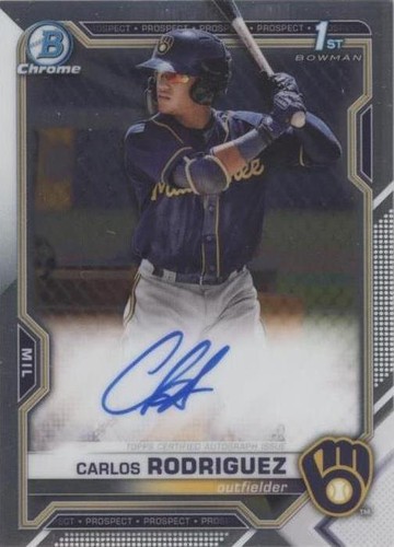 2021 Bowman Chrome - Carlos Rodriguez #CPA-CR