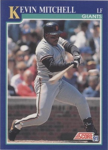 1991 Score - Kevin Mitchell #451