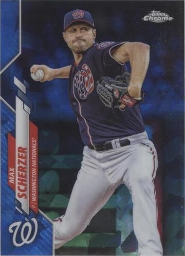 2020 Topps Chrome Sapphire Edition - Max Scherzer #180