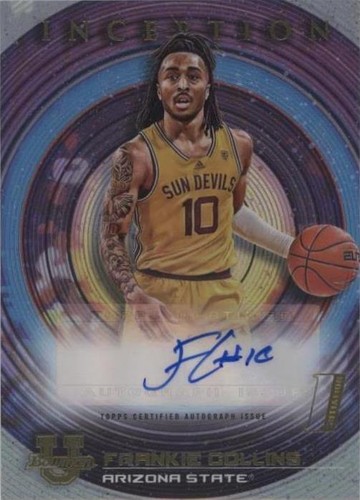 2022-23 Bowman University Best Blue Refractors Frankie Collins 012