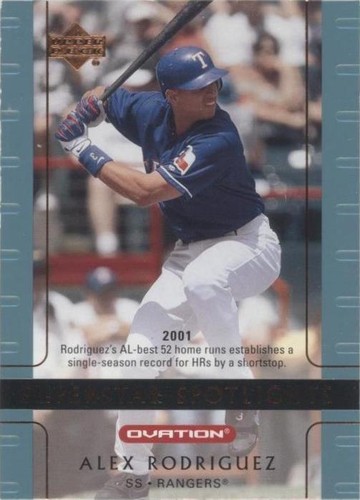2002 Upper Deck Ovation - Alex Rodriguez #114