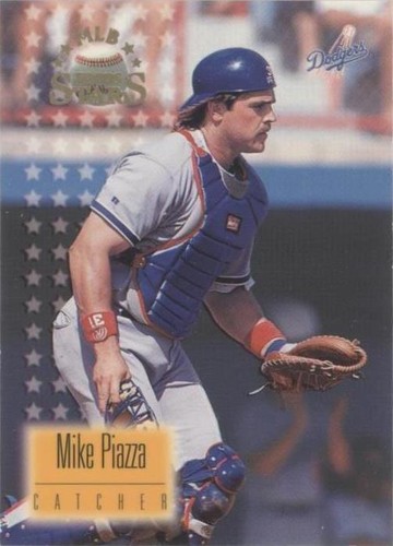 ミュージック '99 Fleer Brilliants Pulsars Mike Piazza 1999 Fleer Brilliants Mike Piazza Shining Stars Pulsars #7