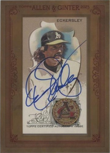 2023 Topps Allen & Ginter - Dennis Eckersley #MA-DE