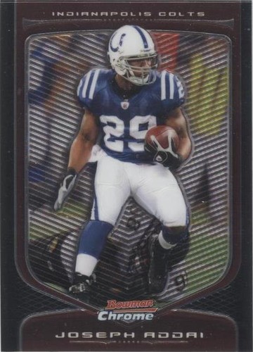 2009 Bowman Chrome Joseph Addai #42