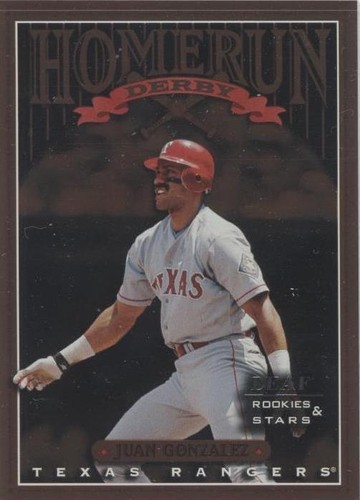 1998 Leaf Rookies & Stars - Juan González #14