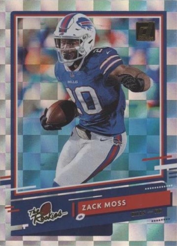 2020 Panini Donruss Zack Moss #TR-ZM