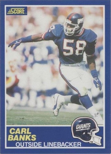 1989 Score Carl Banks #47