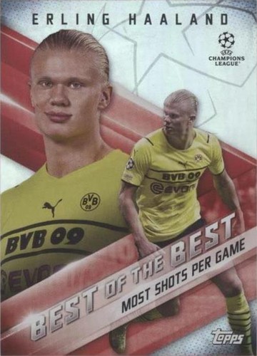 2021-22 Topps UCL Collection Erling Haaland #BB-12