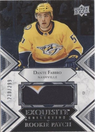 2019-20 Upper Deck Black Diamond - Dante Fabbro #RP-DF