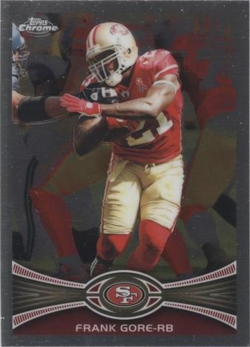 2012 Topps Chrome Frank Gore #18