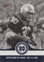 2017 Upper Deck Notre Dame 1988 Championship Frank Stams #50