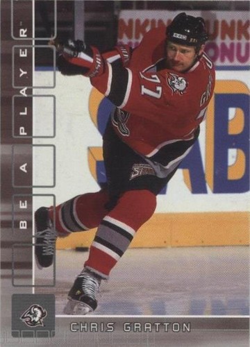 2001-02 In the Game Be A Player Memorabilia - Chris Gratton #145