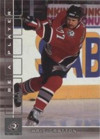 2001-02 In the Game Be A Player Memorabilia - Chris Gratton #145