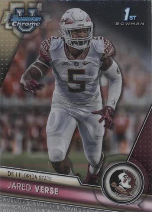 2023 Bowman University Chrome Jared Verse #60