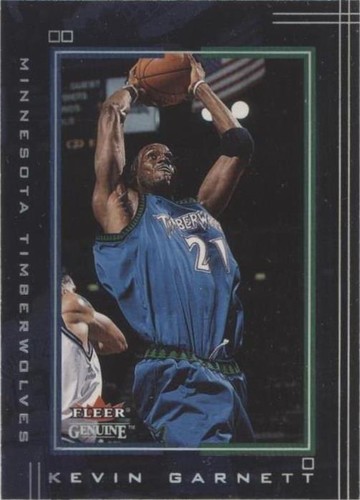 2001-02 Fleer Genuine - Kevin Garnett #89