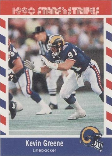 1990 Fleer Stars 'n Stripes Kevin Greene #77