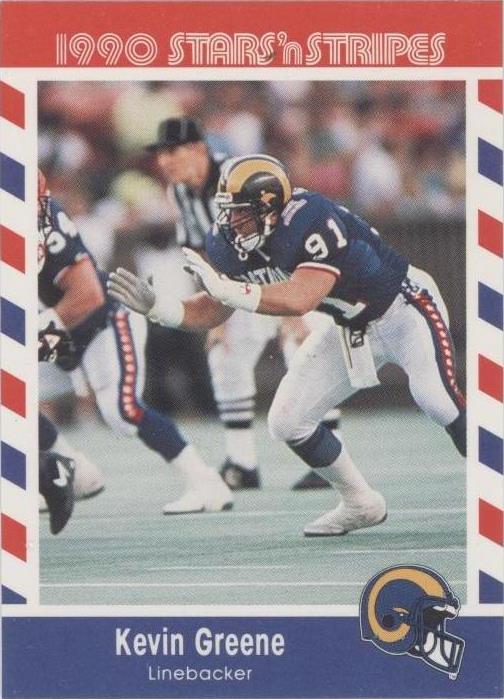 Fleer Stars 'n Stripes 1990 Kevin Greene #77