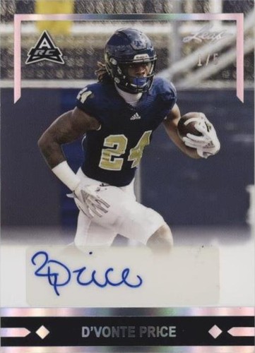 2021 Leaf Memories D'Vonte Price #GLR-DP1