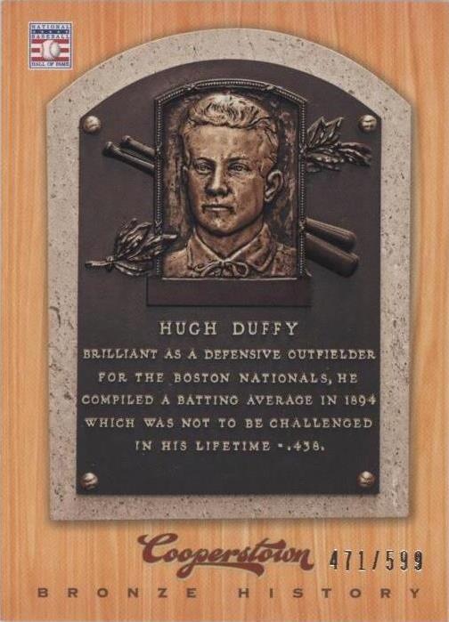 Panini Cooperstown 2012 - Hugh Duffy #29