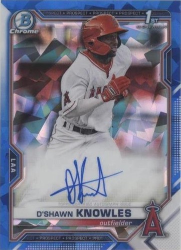 2021 Bowman Sapphire Edition - D'Shawn Knowles #BSPA-DK