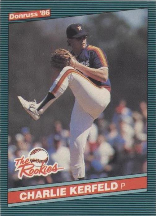 1986 Donruss The Rookies - Charlie Kerfeld #6
