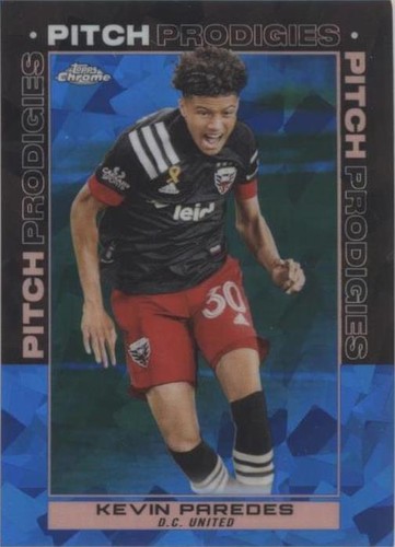 2021 Topps Chrome MLS Sapphire Edition Kevin Paredes #150