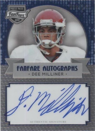2013 Press Pass Fanfare Dee Milliner #FF-DM