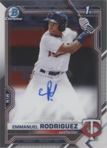 2021 Bowman Chrome - Emmanuel Rodriguez #CPA-ERO