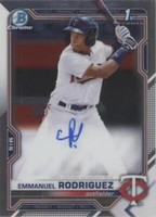 2021 Bowman Chrome - Emmanuel Rodriguez #CPA-ERO