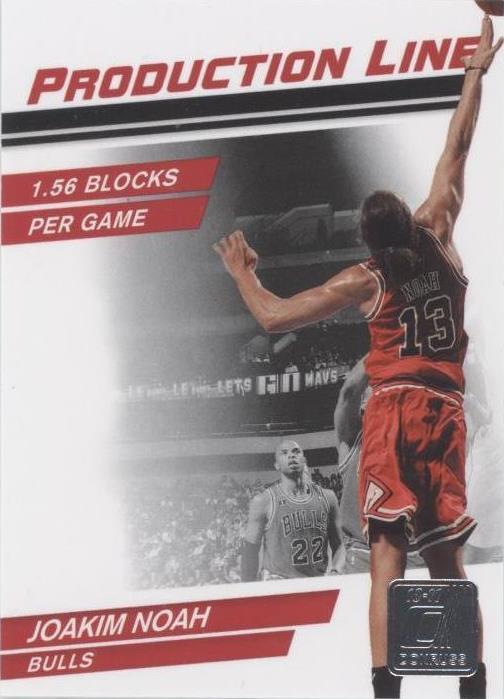 2010-11 Donruss - Joakim Noah #75