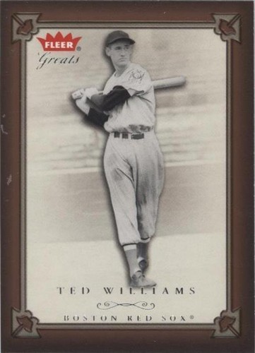 2004 Fleer Greats of the Game - Ted Williams #15