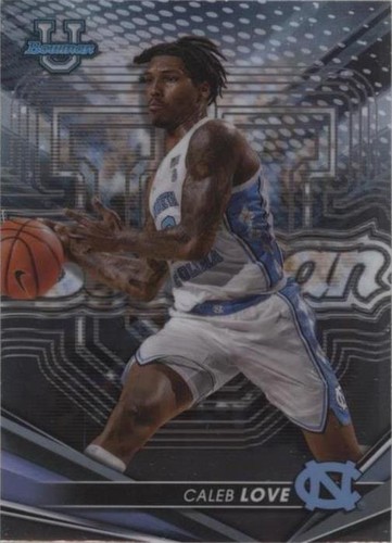 2022-23 Bowman University Best - Caleb Love #11