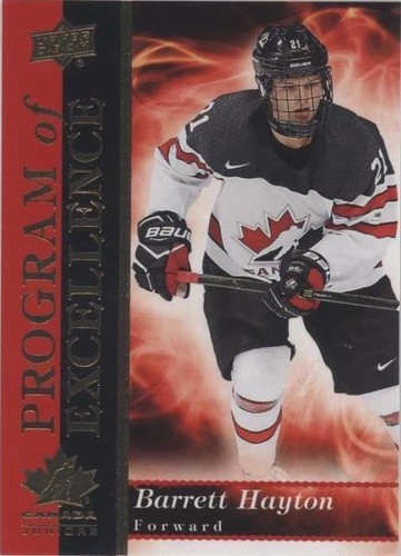 2018 Upper Deck Team Canada Juniors - Barrett Hayton #POE-15