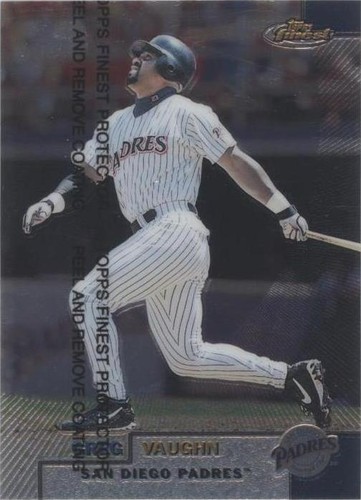 1999 Topps Finest - Greg Vaughn #60