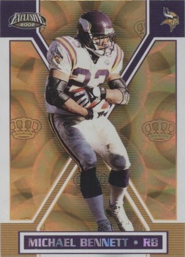 2002 Pacific Exclusive Michael Bennett #94